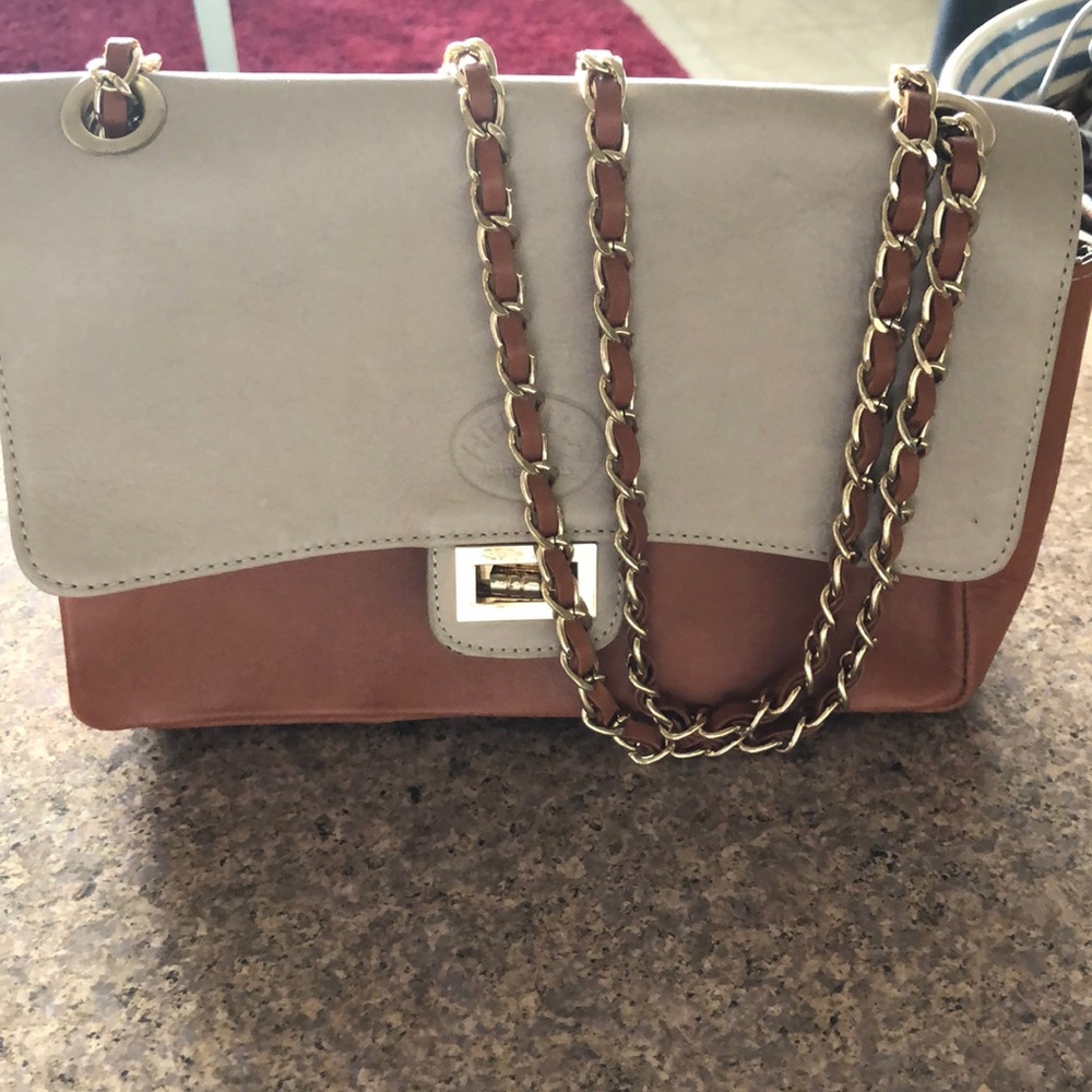 Leather handbag